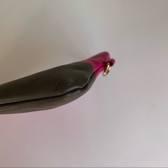 COPY Celine pink and grey leather pouch - Picture 3 of 16